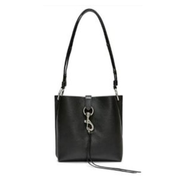 Rebecca Minkoff Handbags - Rebecca Minkoff Megan Soft Small Feed Crossbody - Black Leather